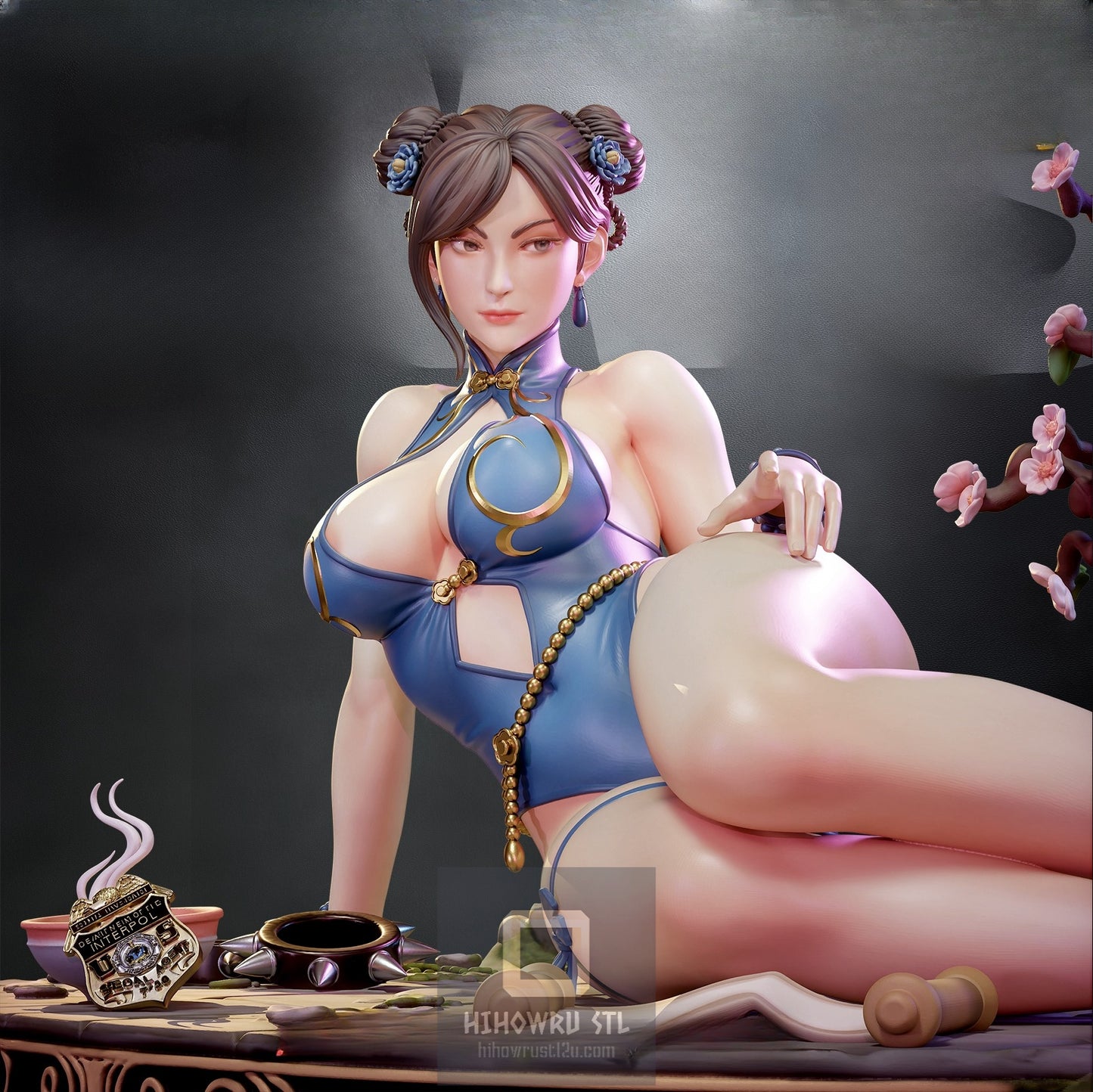 4824 Chun-Li - Street Fighter - STL 3D Print Files