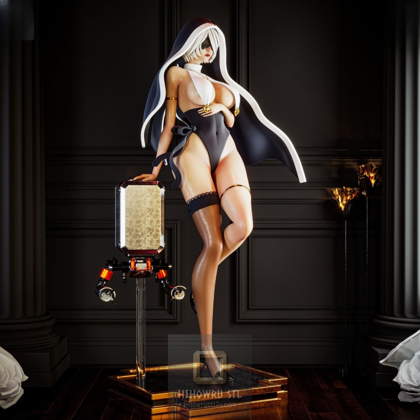 5009 2B NUN NSFW - NIER AUTOMATA - STL 3D Print Files