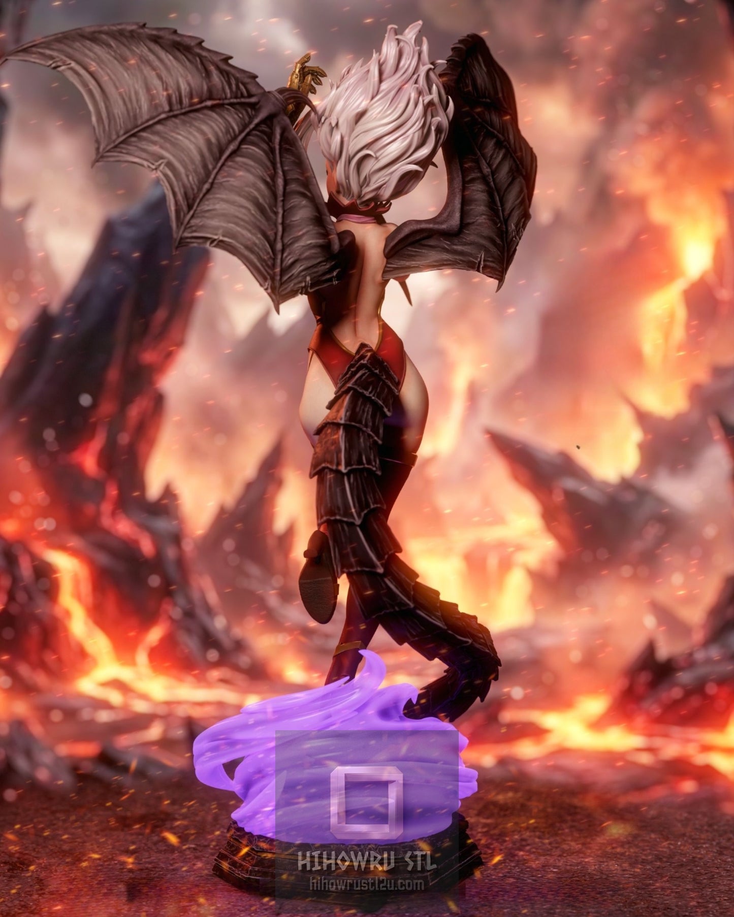 5158 Mirajane Satan Soul NSFW - Fairy Tail - STL 3D Print Files