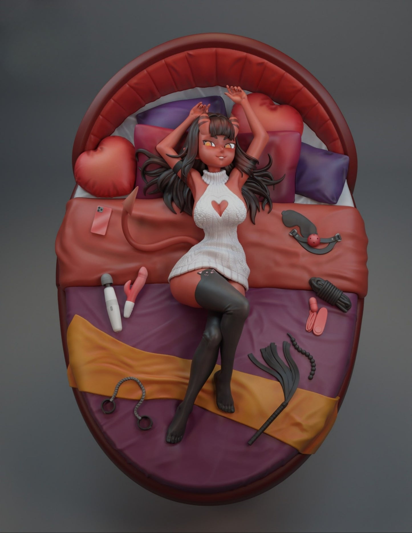 3150 Meru The Succubus NSFW - STL 3D Print Files