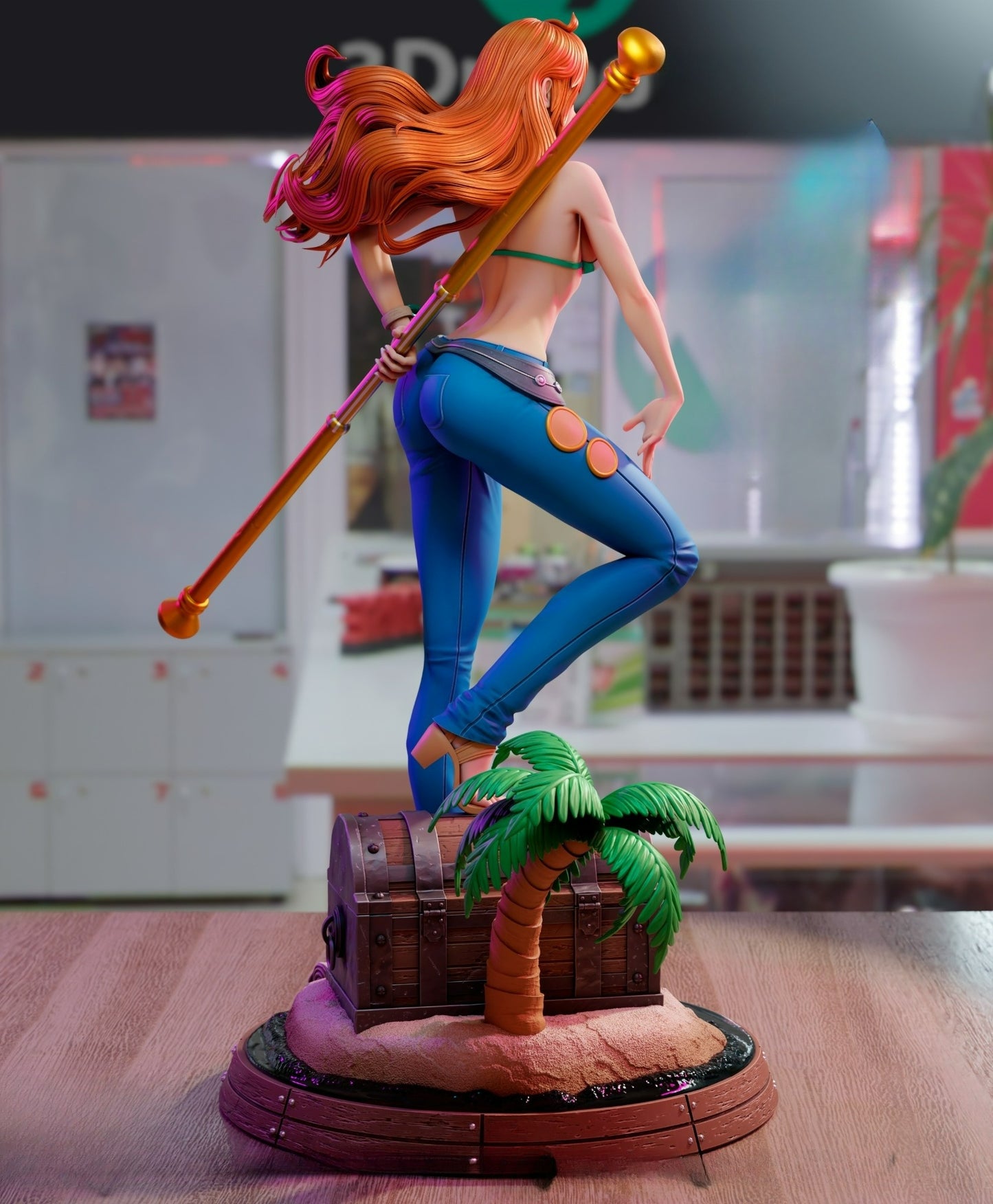 3278 Nami NSFW - One Piece - STL 3D Print Files