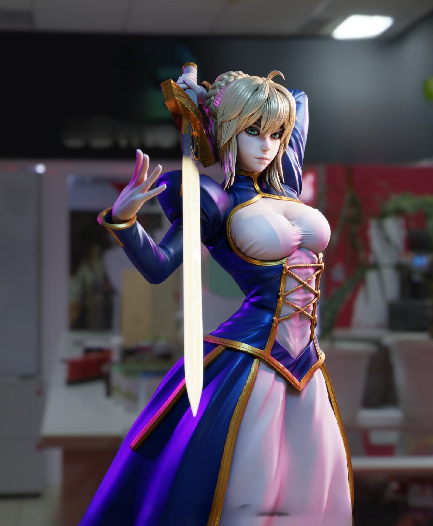 4212 Saber NSFW - Fate/Stay Night - STL 3D Print Files