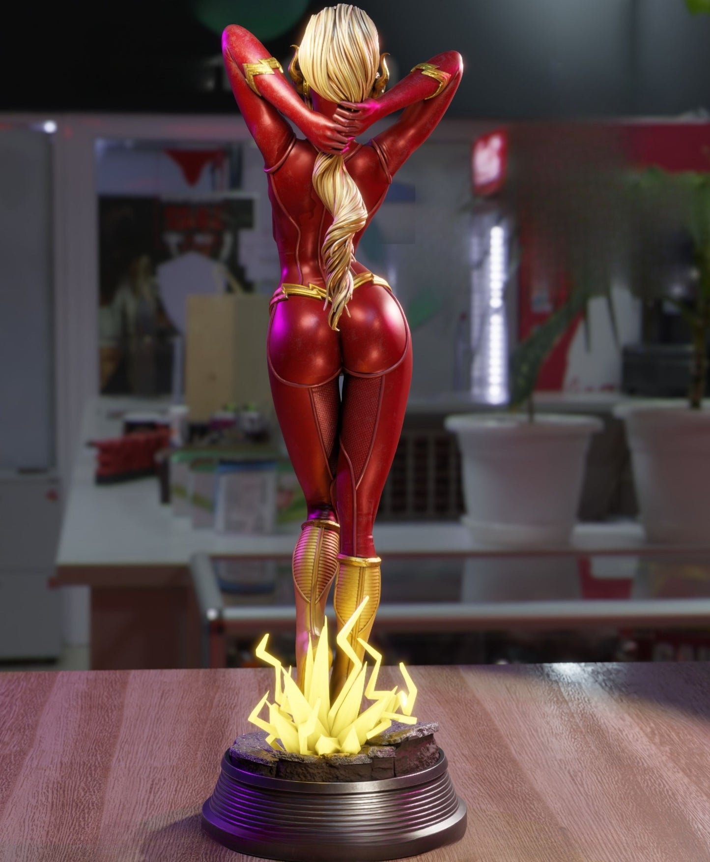 4215 Lady Flash NSFW - DC COMICS - STL 3D Print Files