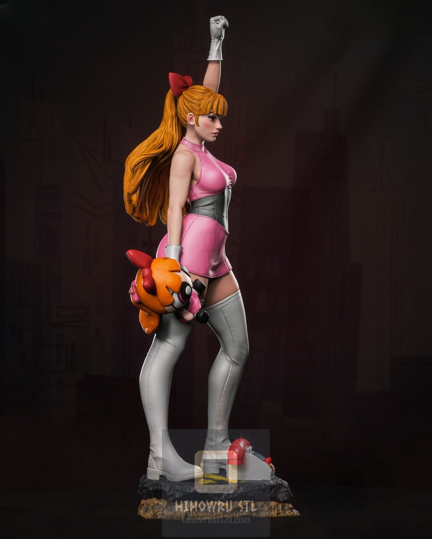 4352 Blossom - Powerpuff Girls - STL 3D Print Files