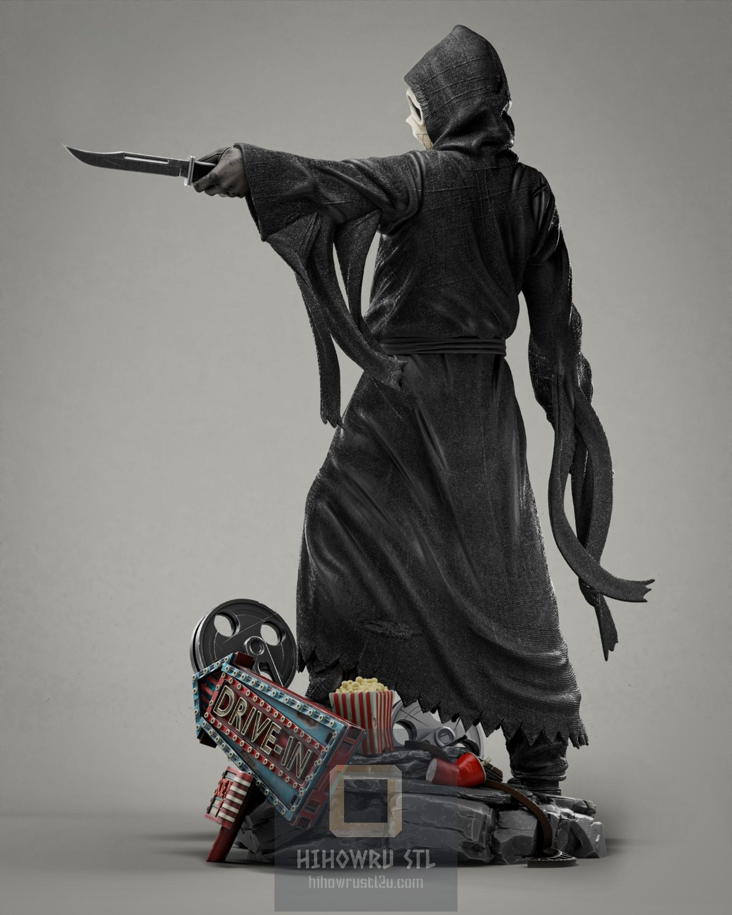 4386 Ghostface - Scream - STL 3D Print Files