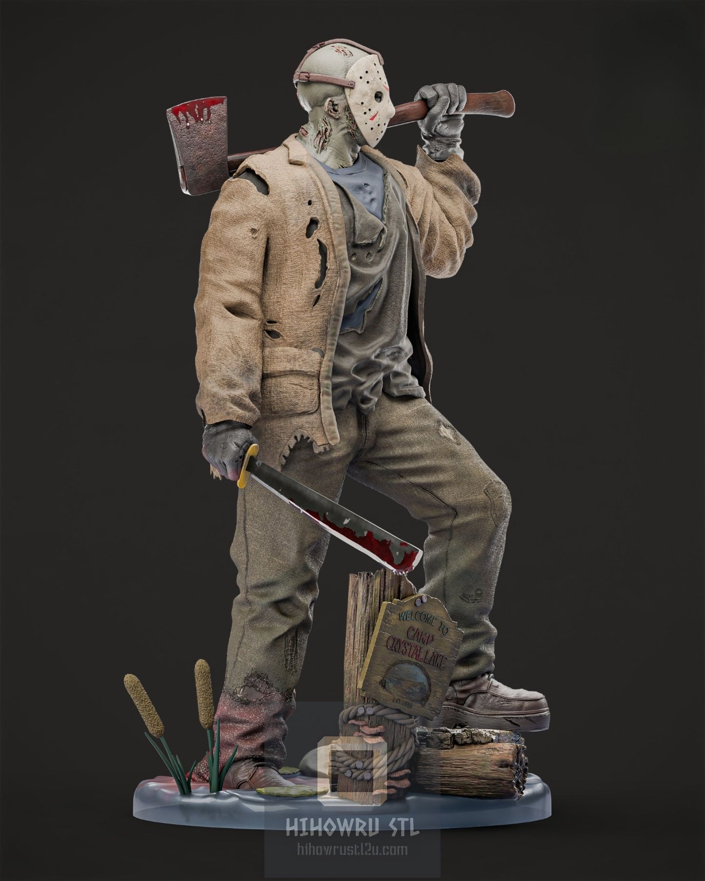 4388 Jason Voorhees - Friday the 13th - STL 3D Print Files