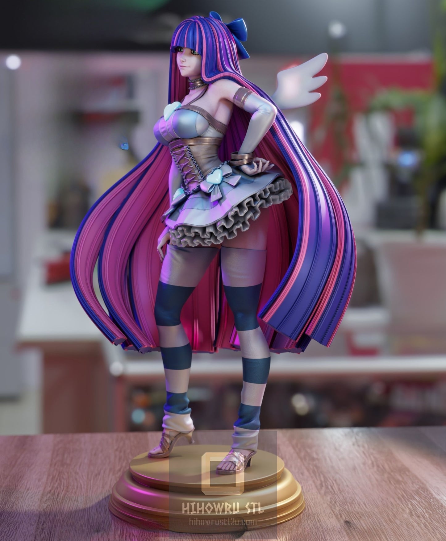 4402 Stocking NSFW - Panty & Stocking with Garterbelt - STL 3D Print Files