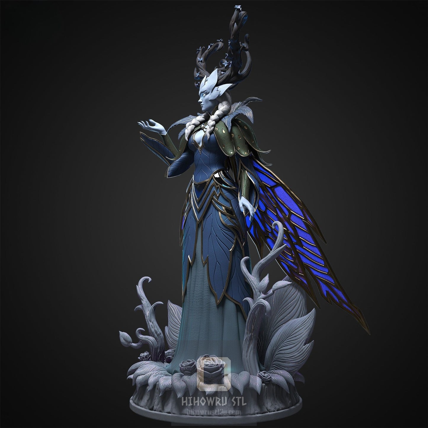 4434 Winter Queen - World of Warcraft - STL 3D Print Files