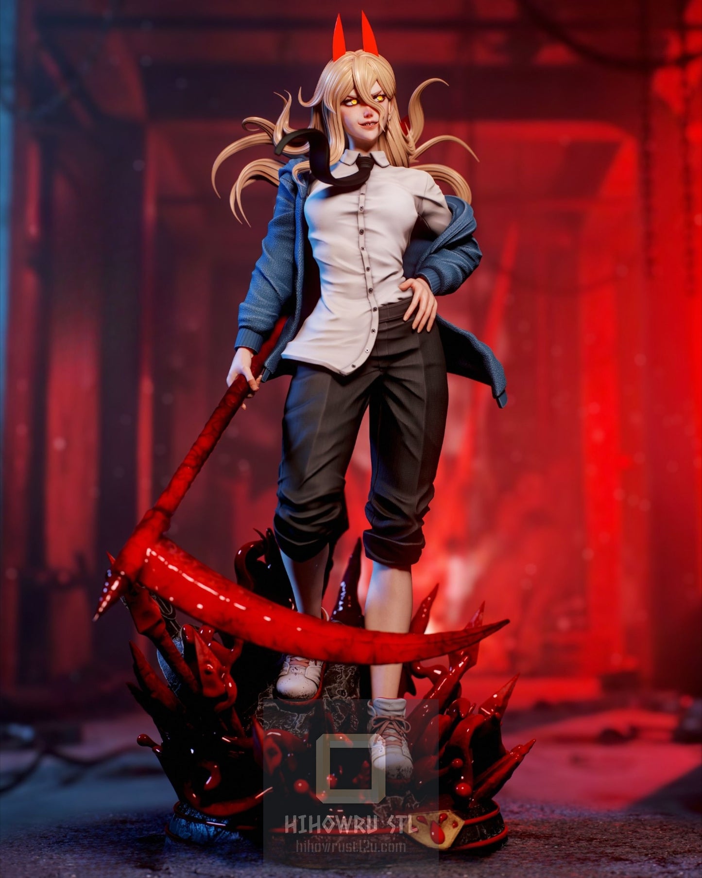 4479 Power NSFW - Chainsaw Man - STL 3D Print Files