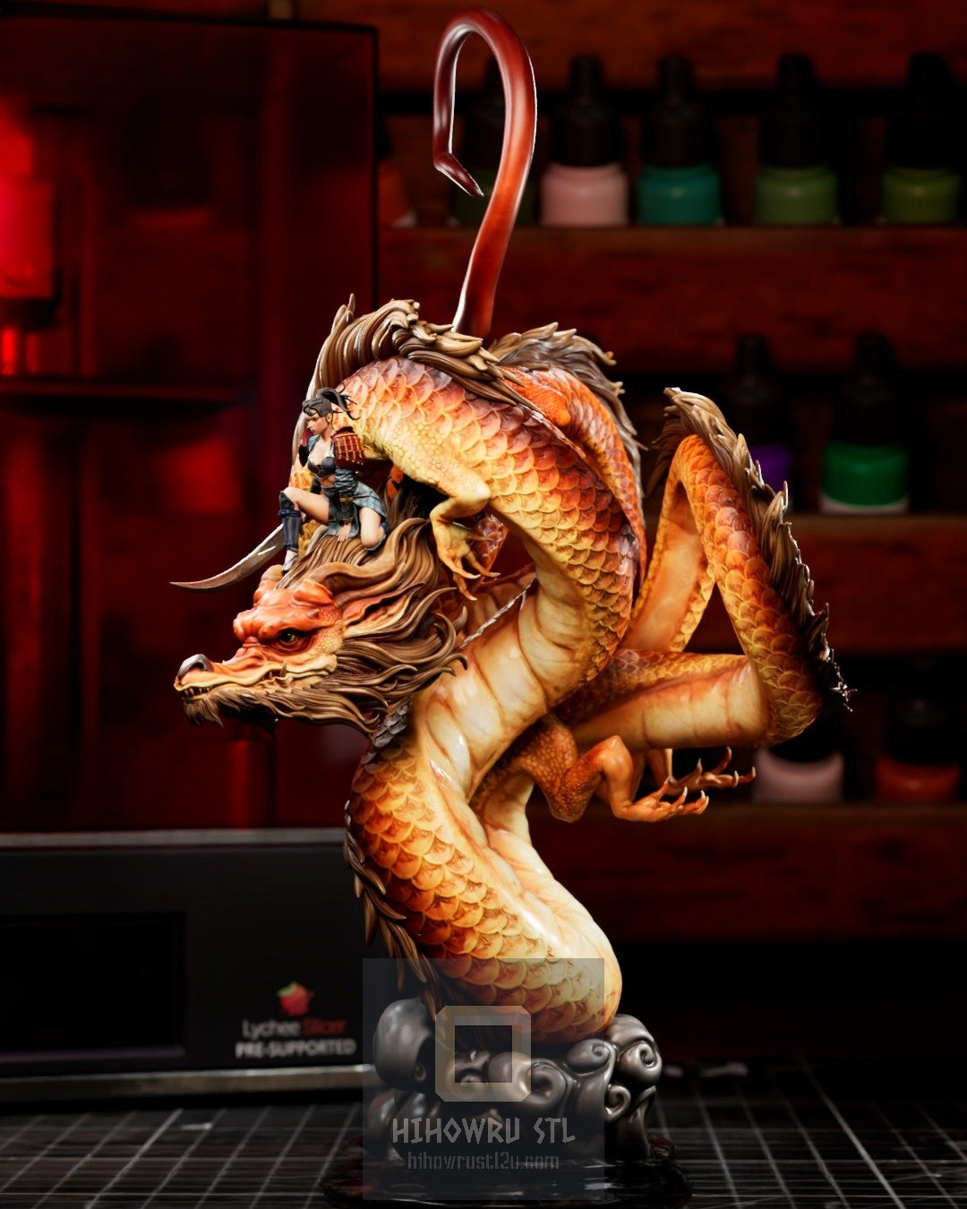4487 Dragon Rider - STL 3D Print Files