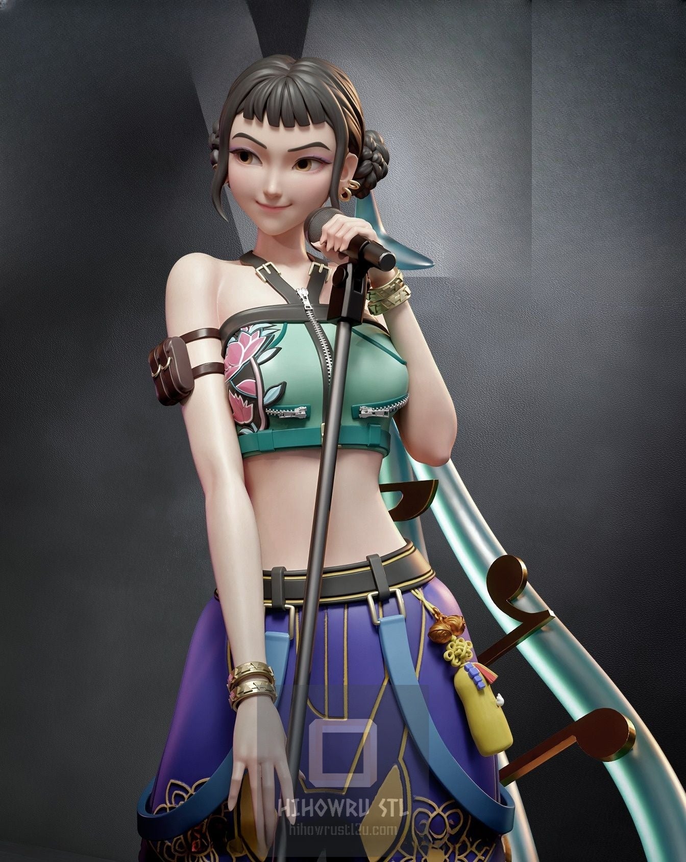 4571 Zoey - KPop Demon Hunters - STL 3D Print Files