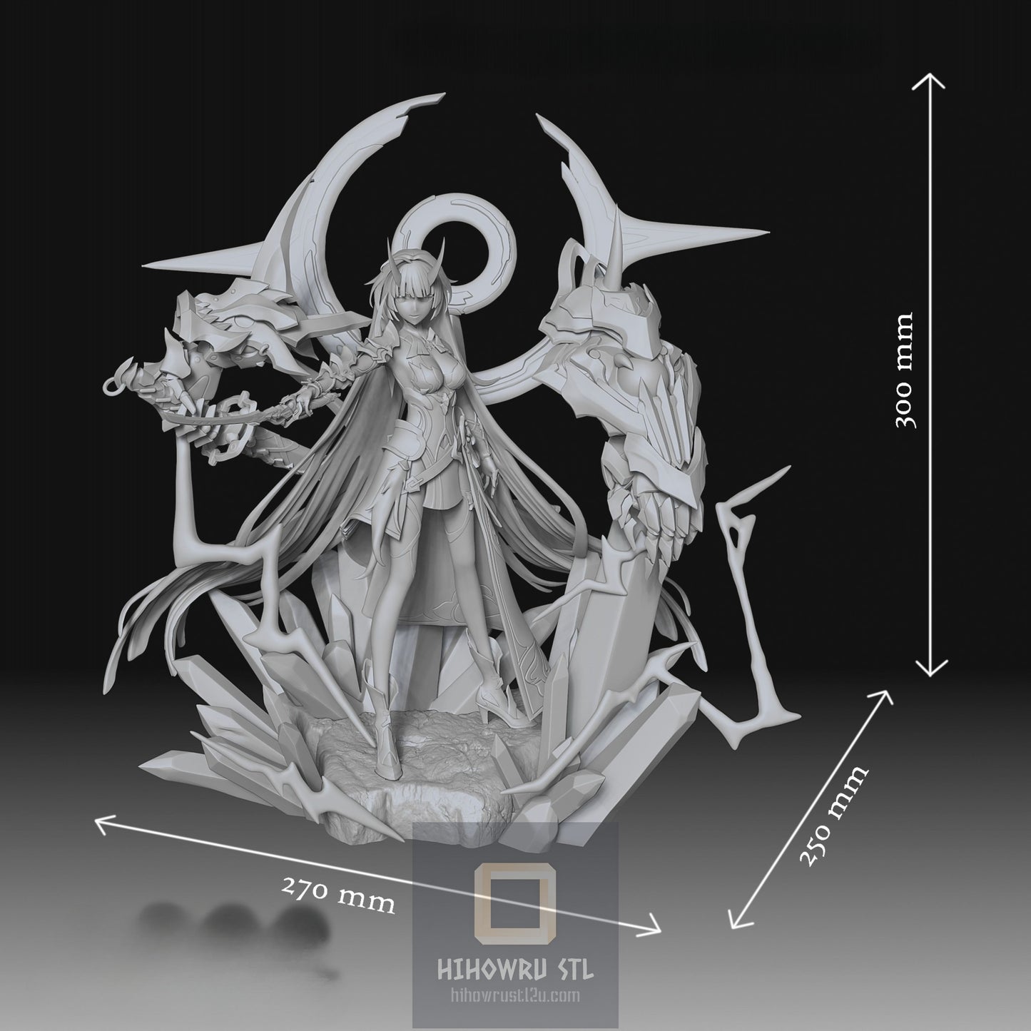 4667 Herrscher of Thunder - Honkai Impact 3 - STL 3D Print Files