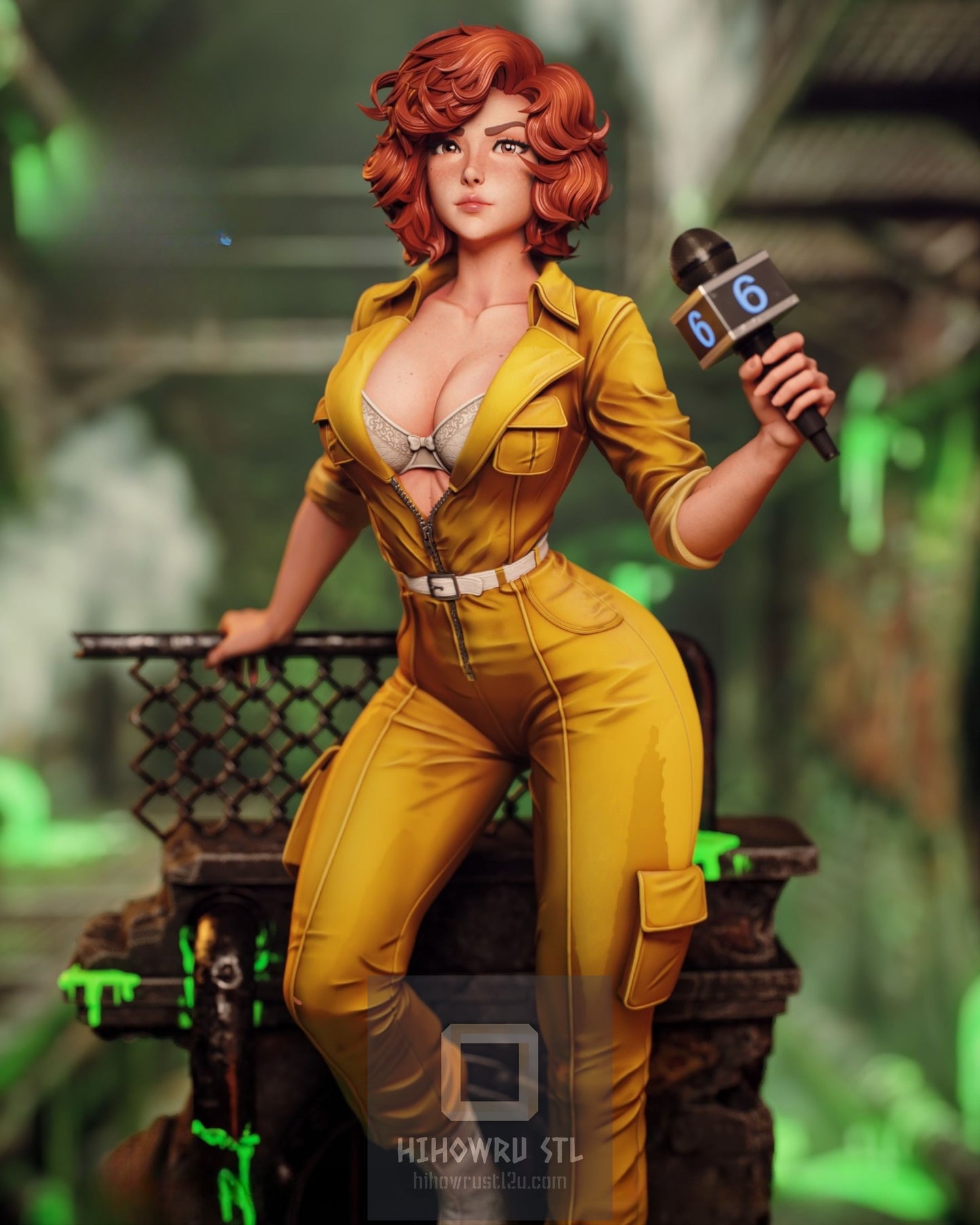 4782 April O'Neil NSFW - TMNT - STL 3D Print Files