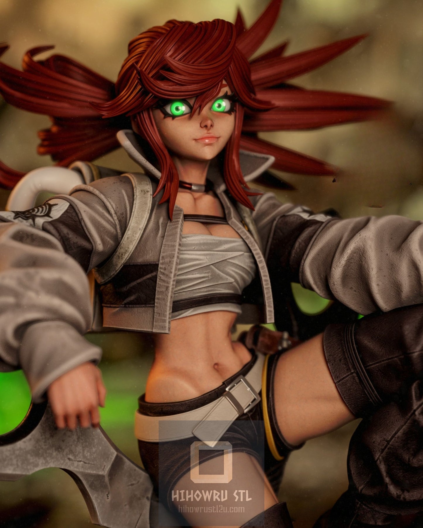 4814 Riyo Reaper NSFW - Gachiakuta - STL 3D Print Files