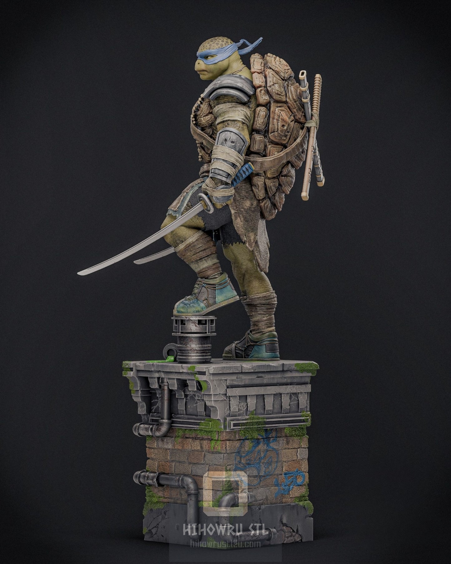 4864 Leonardo - TMNT - STL 3D Print Files