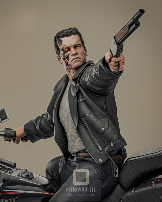 4903 John Conner AND T800 - Terminator 2 - STL 3D Print Files