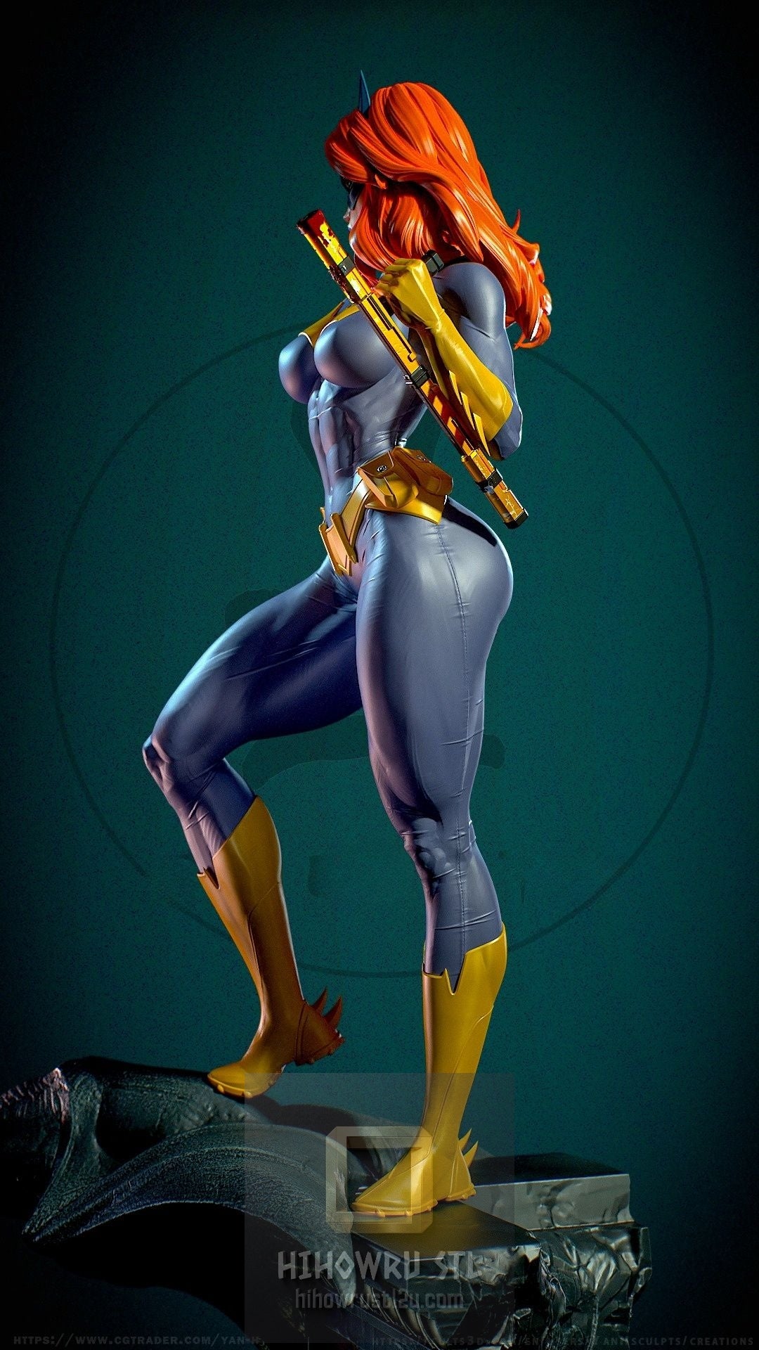 4989 Batgirl NSFW - DC Comics - STL 3D Print Files