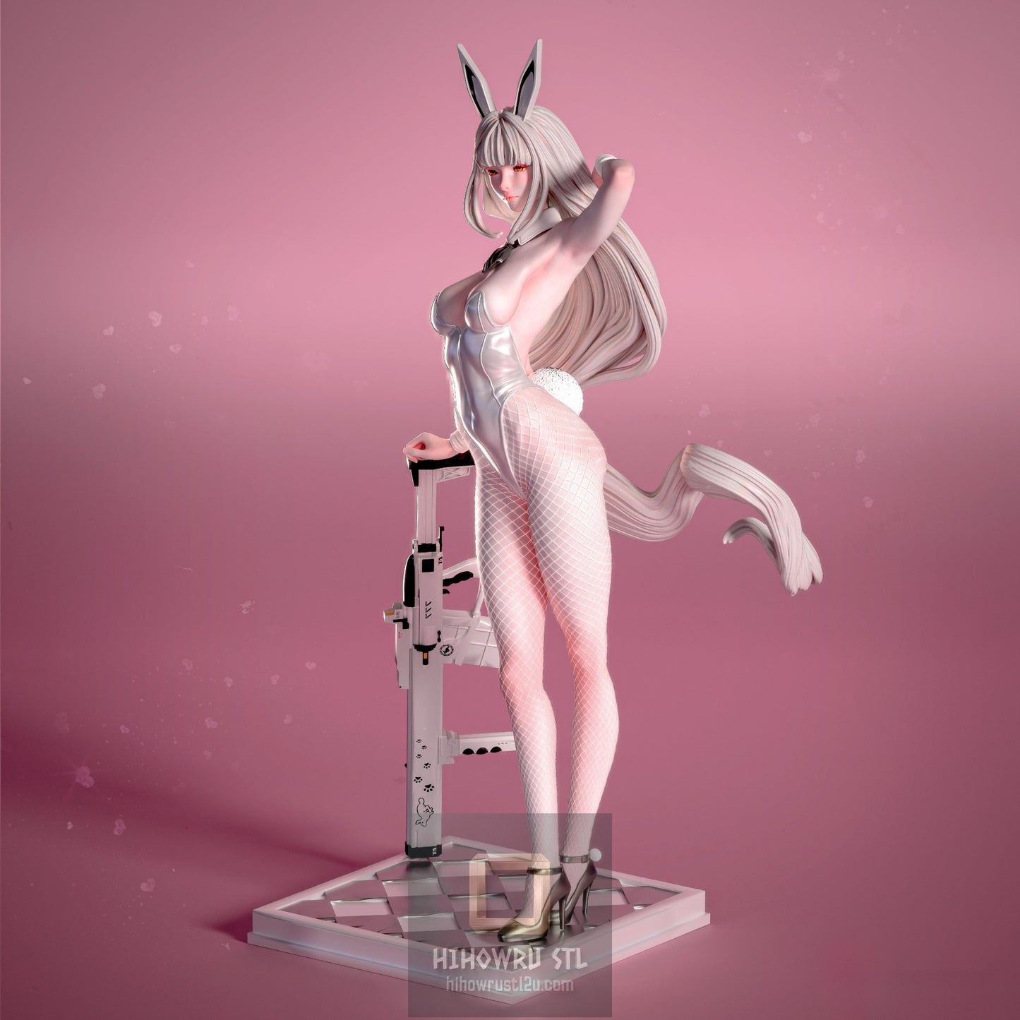5058 Blanc NSFW - Nikke Goddess of Victory - STL 3D Print Files