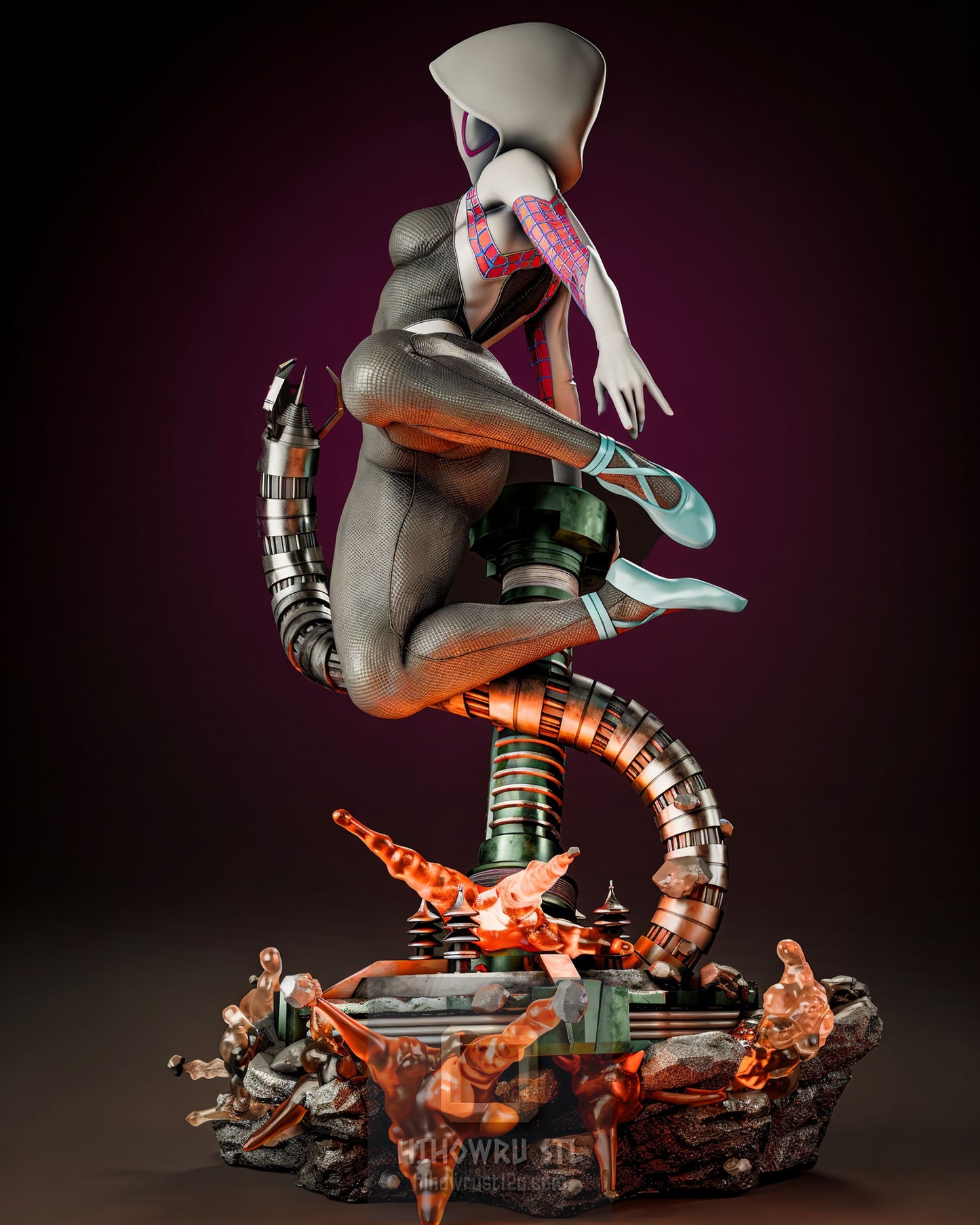 5078 Spider Gwen - Marvel Comics - STL 3D Print Files
