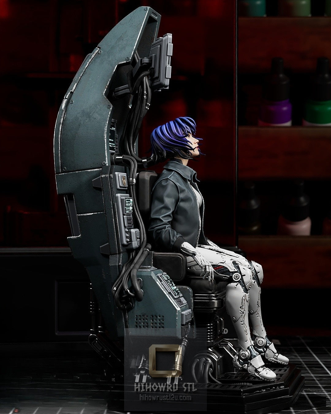5141 Motoko Kusanagi - Ghost in the Shell - STL 3D Print Files
