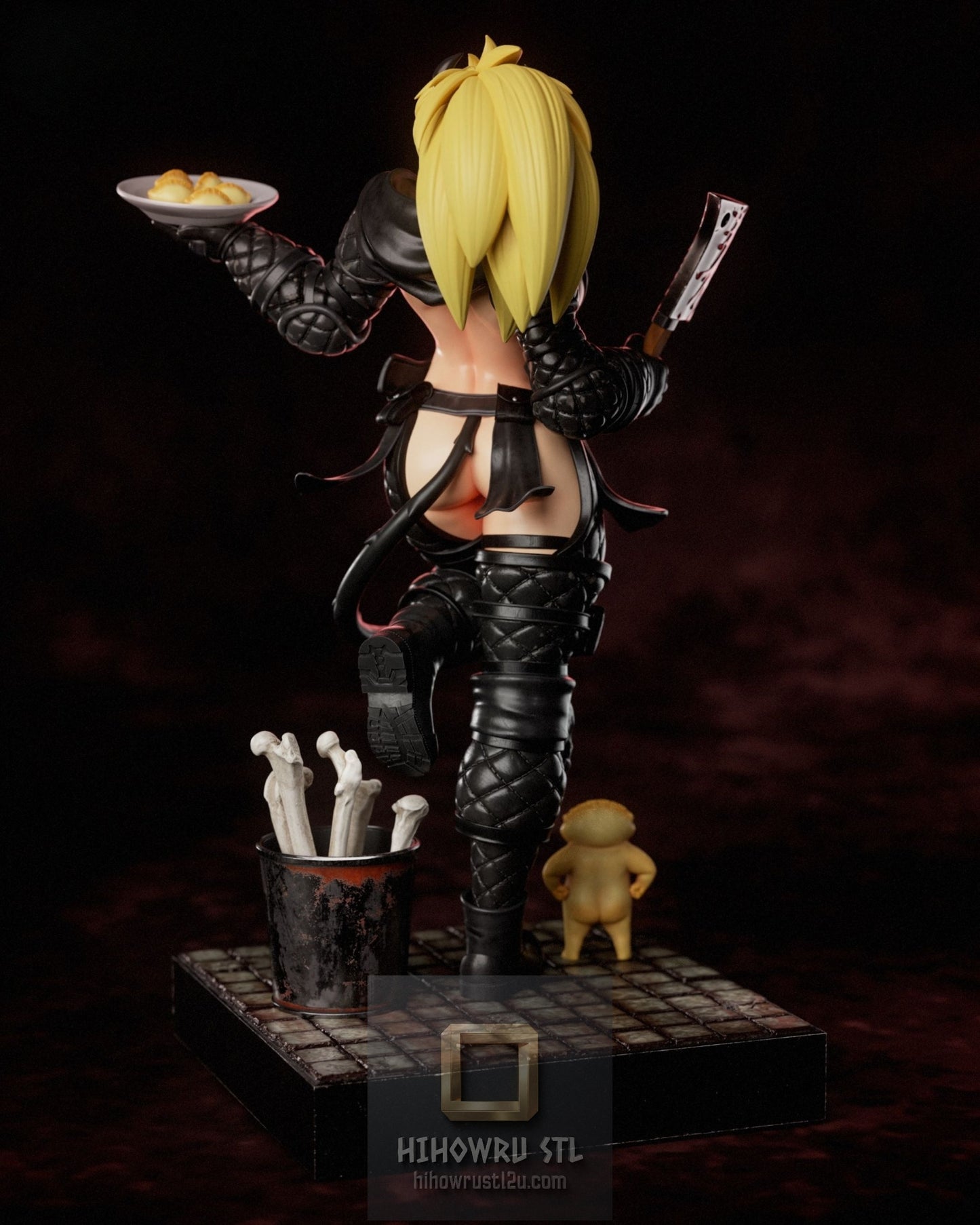 5207 Nikaido NSFW - Dorohedoro - STL 3D Print Files