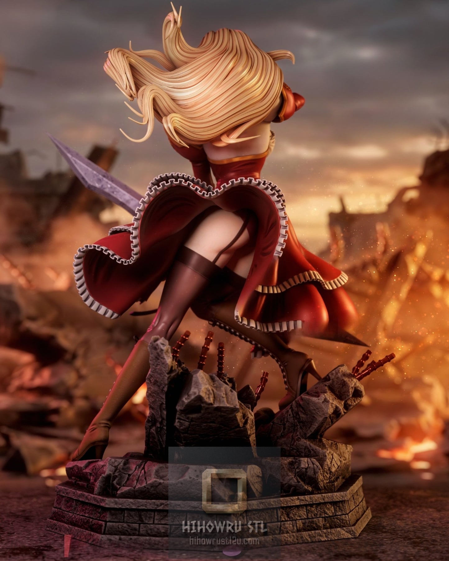 5223 Satellizer L. Bridget NSFW - Freezing - STL 3D Print Files