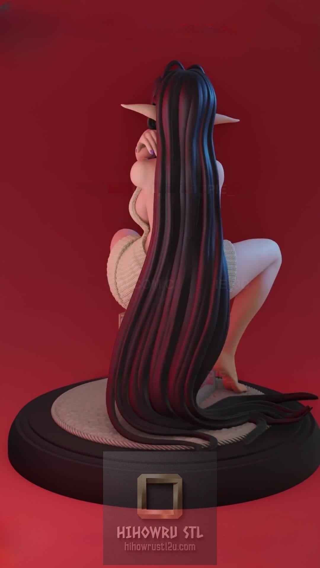 5317 Mariabell NSFW - Yandere Dark Elf - STL 3D Print Files