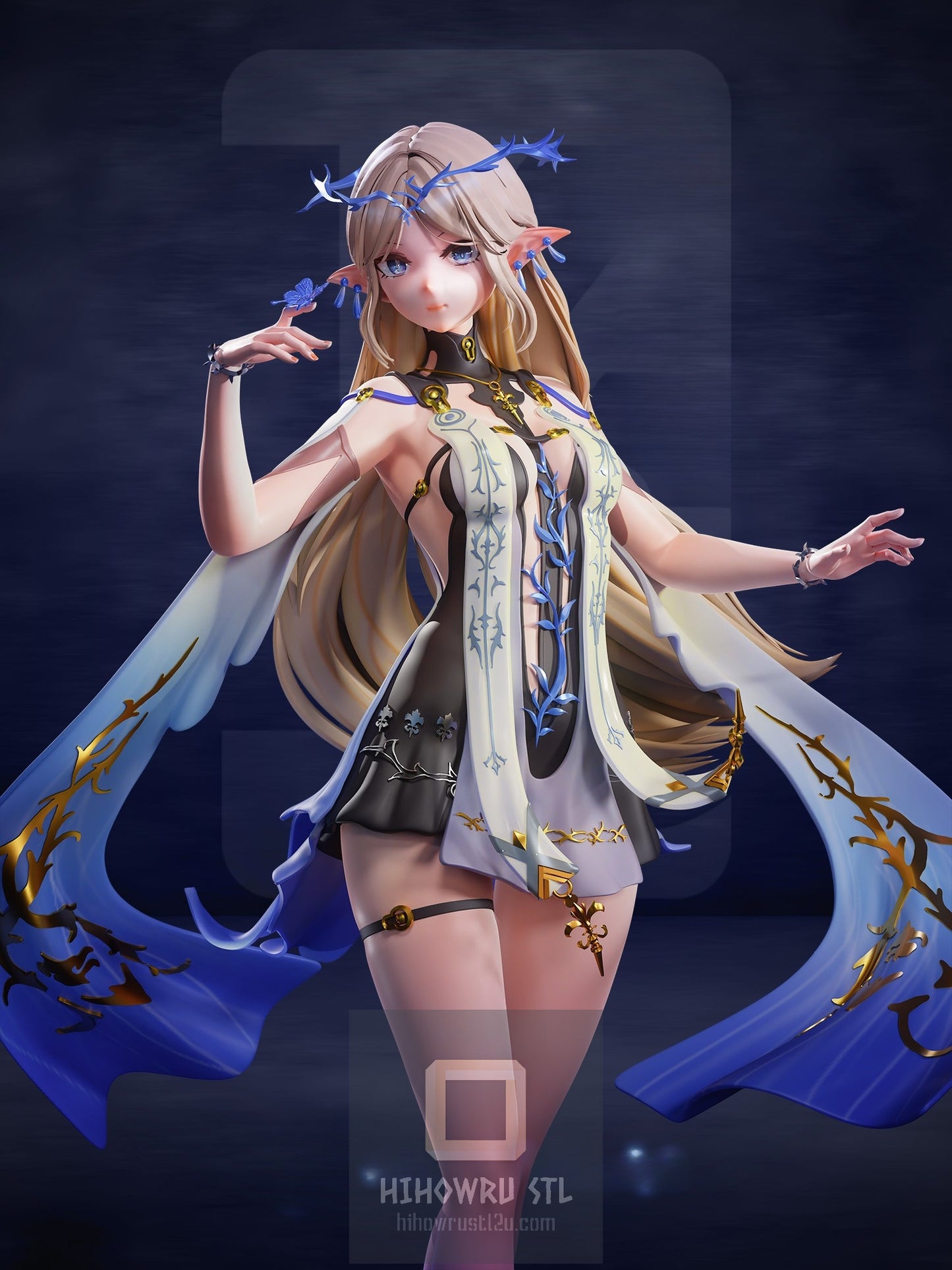 4621 Cartethyia - Wuthering Waves - STL 3D Print Files