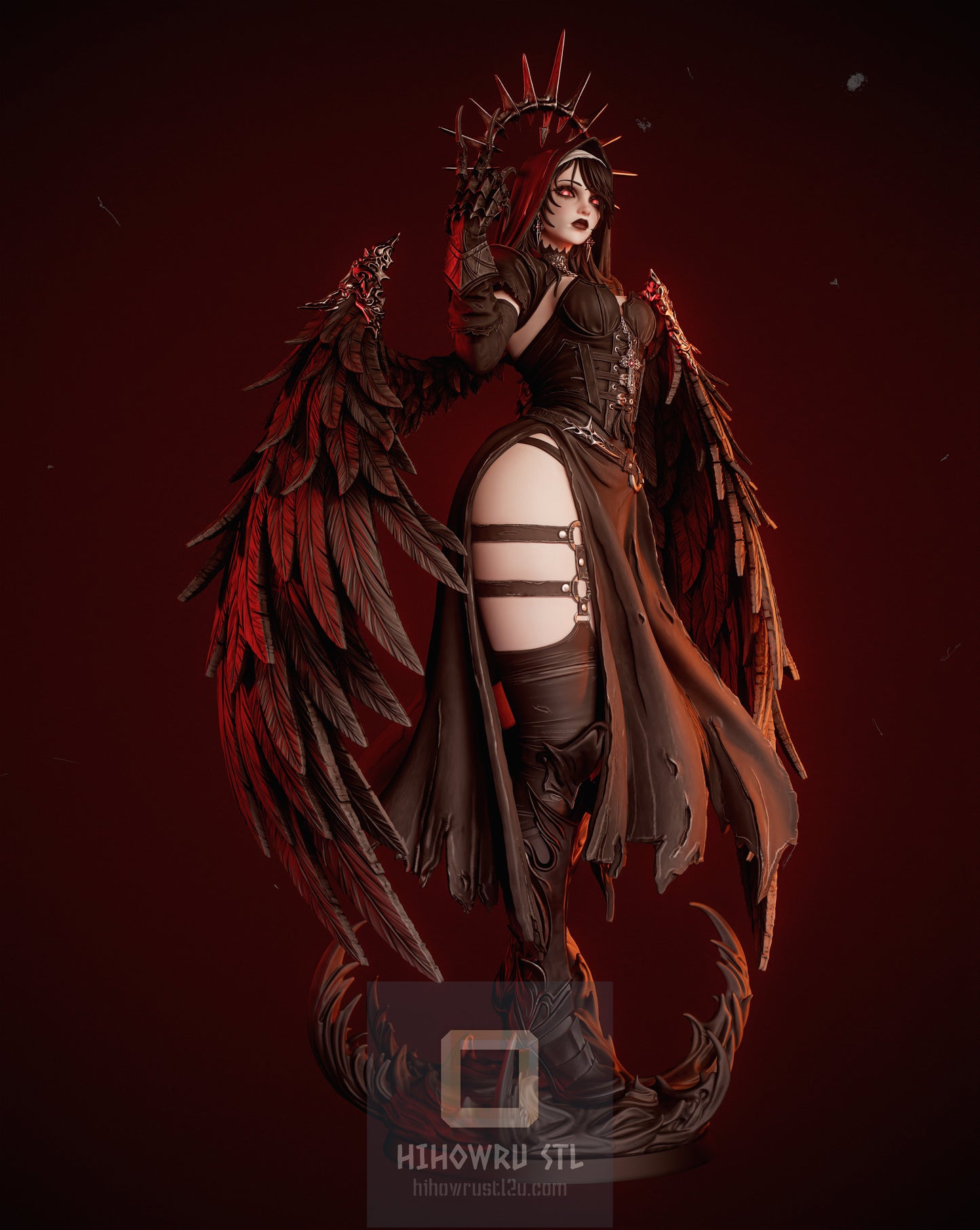 4625 Corrupted Nun - STL 3D Print Files