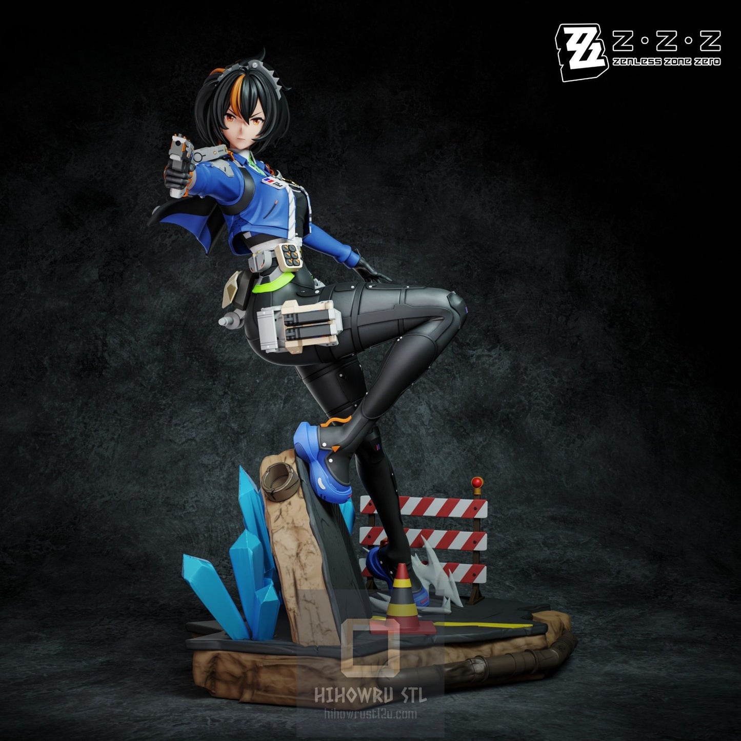 4355 Zhu Yuan - Zenless Zone Zero - STL 3D Print Files