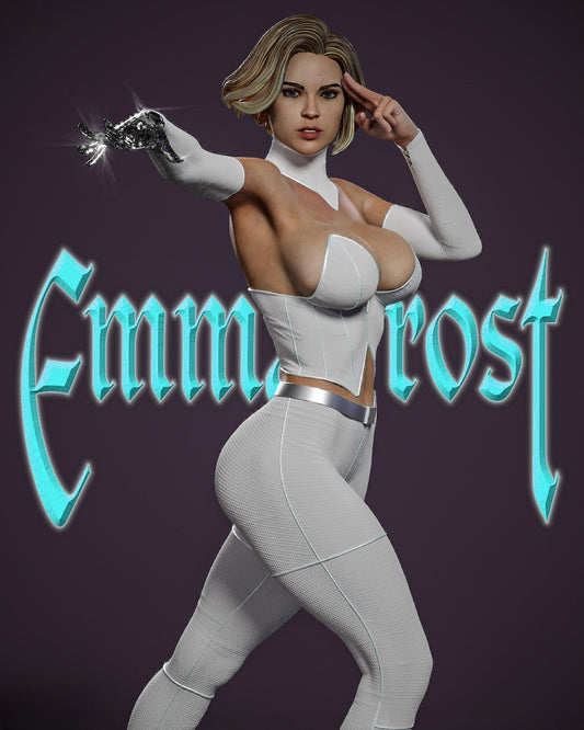 4291 Emma Frost - X-men - STL 3d Print Files