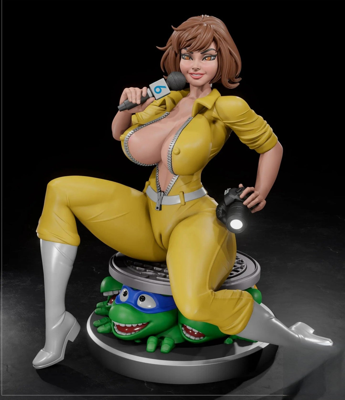 1861 April O'Neil NSFW - TMNT - STL 3D Print Files