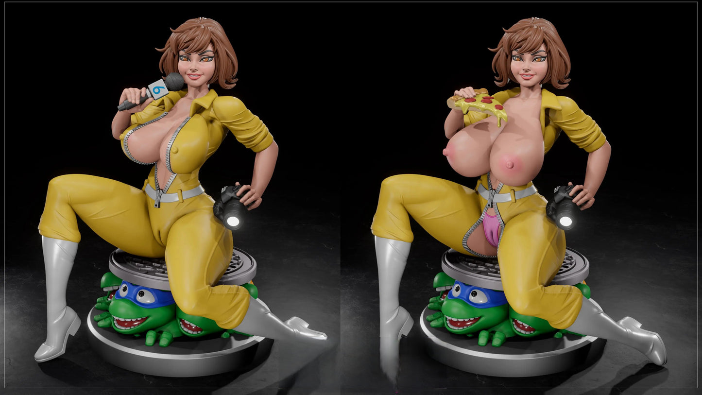 1861 April O'Neil NSFW - TMNT - STL 3D Print Files