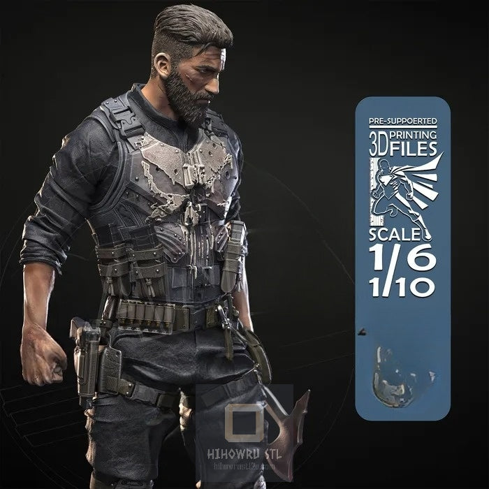 4362 Punisher - Marvel Comics - STL 3D Print Files