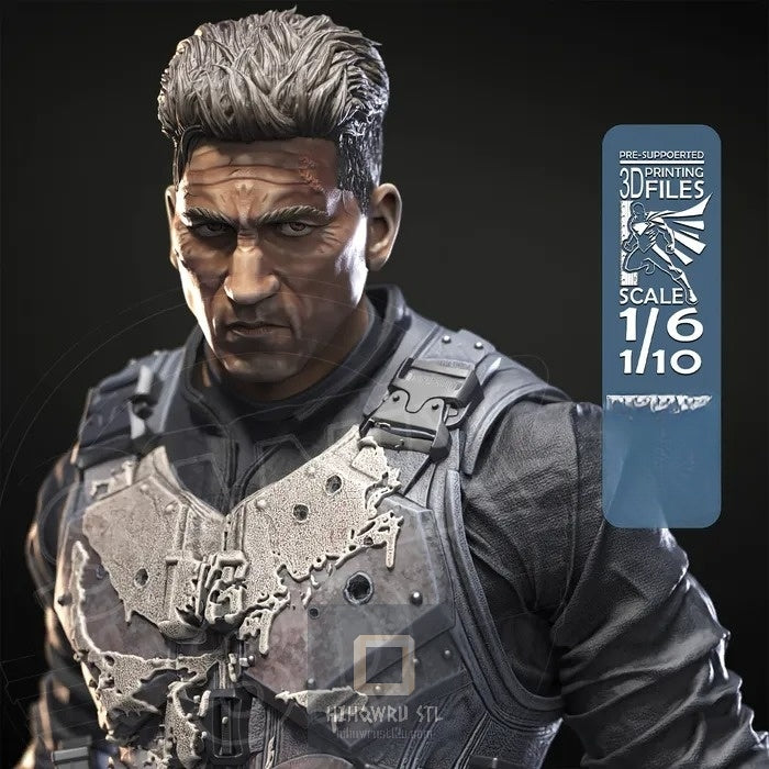 4362 Punisher - Marvel Comics - STL 3D Print Files