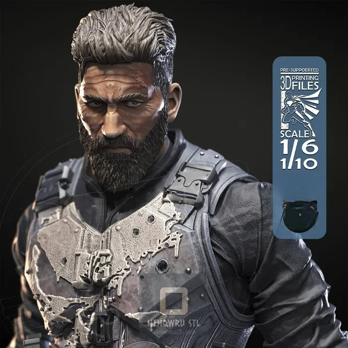 4362 Punisher - Marvel Comics - STL 3D Print Files