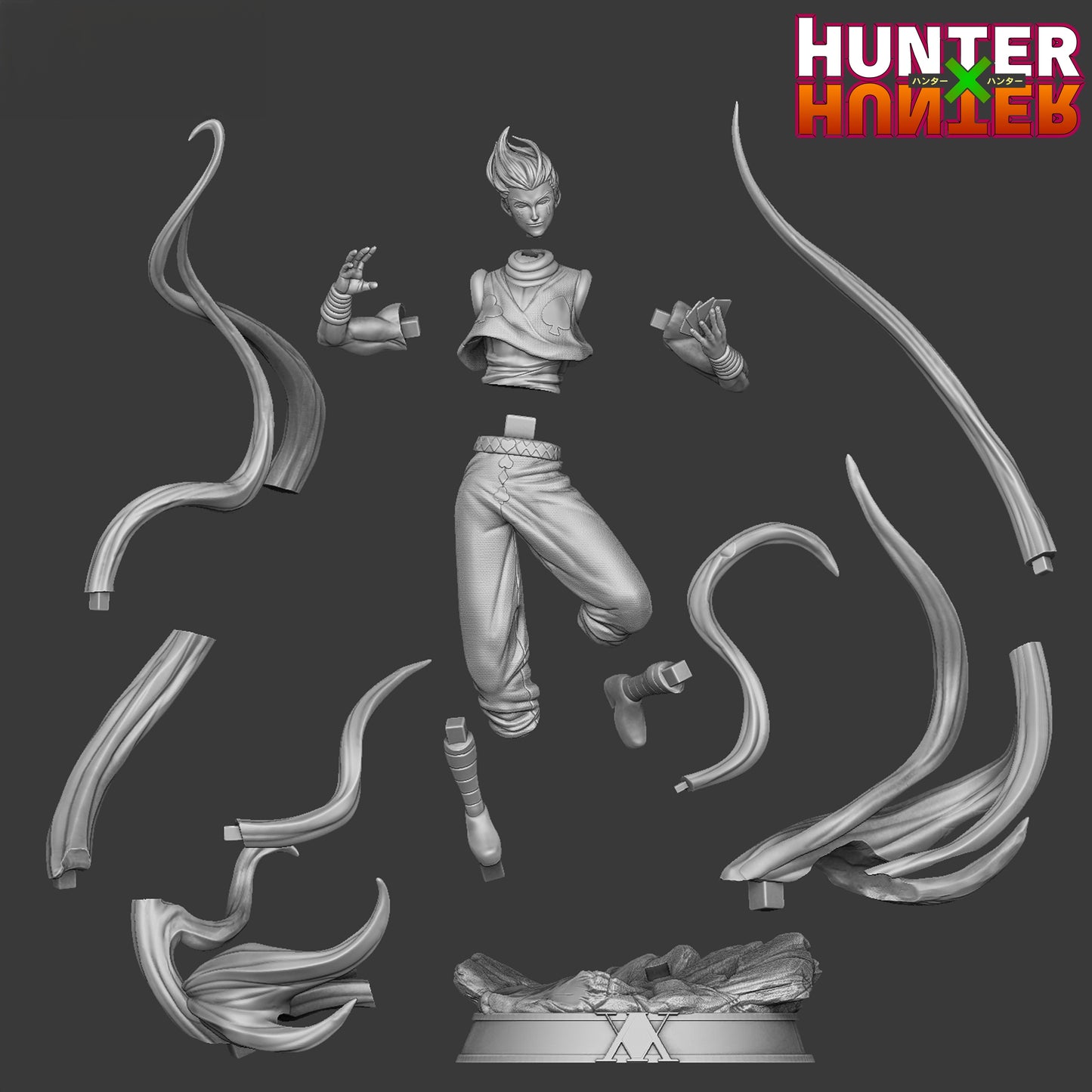 2209 Hisoka Morow - Hunter X Hunter - STL 3D Print Files