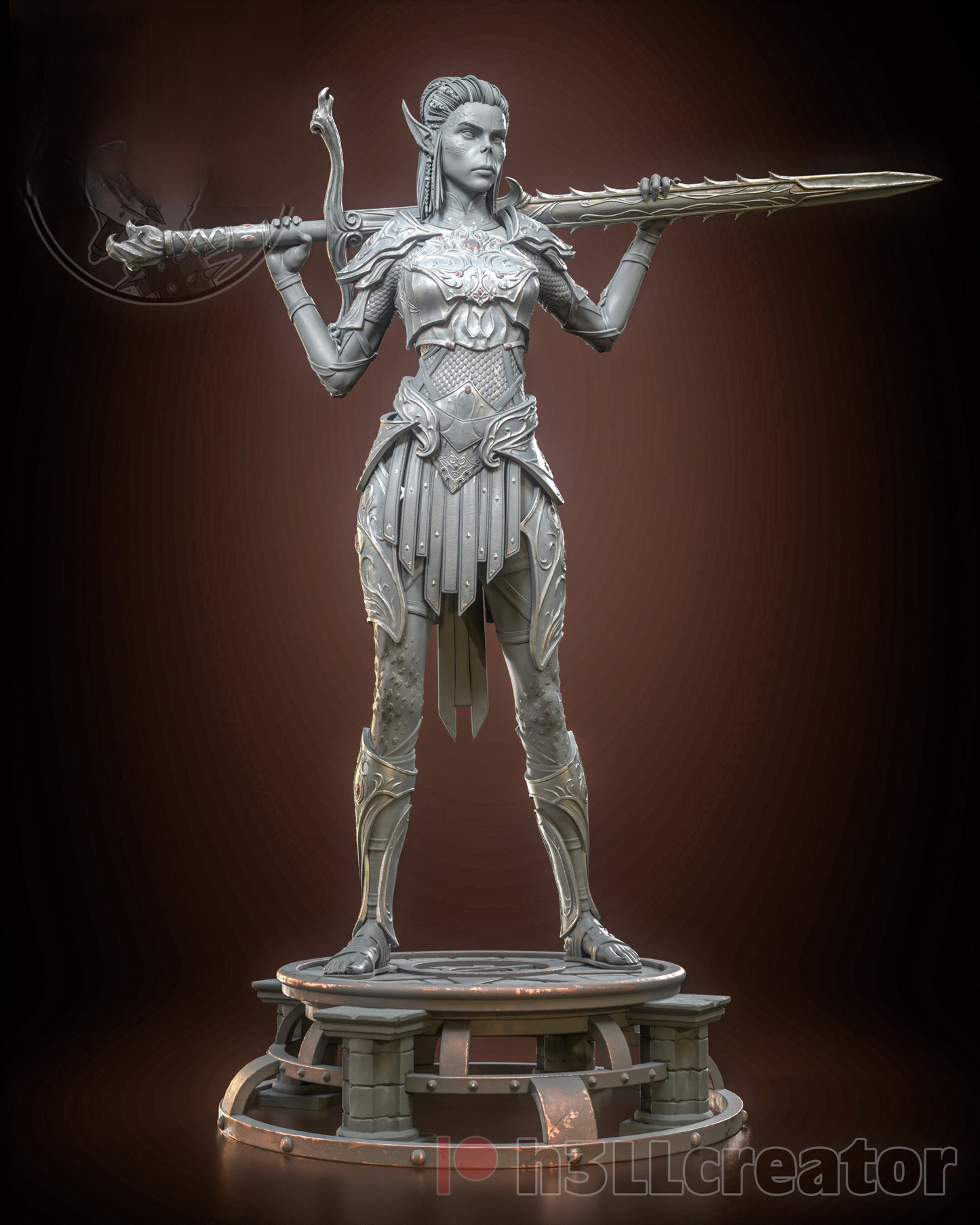 1788 Lae'zel - Baldurs Gate 3 - STL 3D Print Files