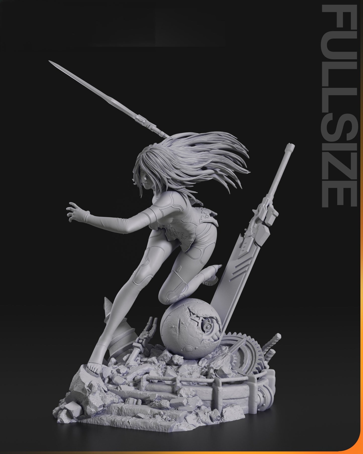 2828 A2 - NieR: Automata - STL 3D Print Files