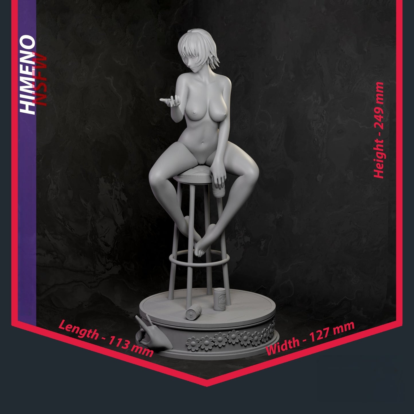 1661 Himeno NSFW - Chainsaw Man - STL 3D Print Files