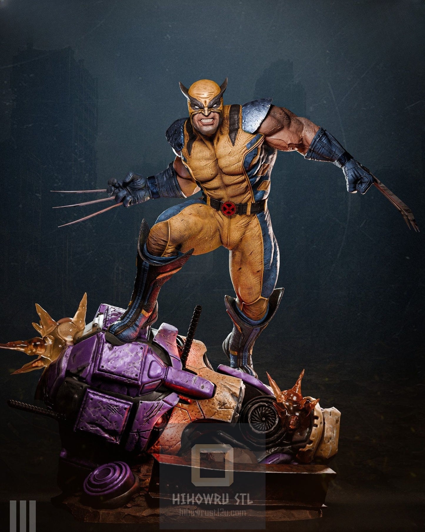 4403 WOLVERINE - X-MEN - STL 3D Print Files