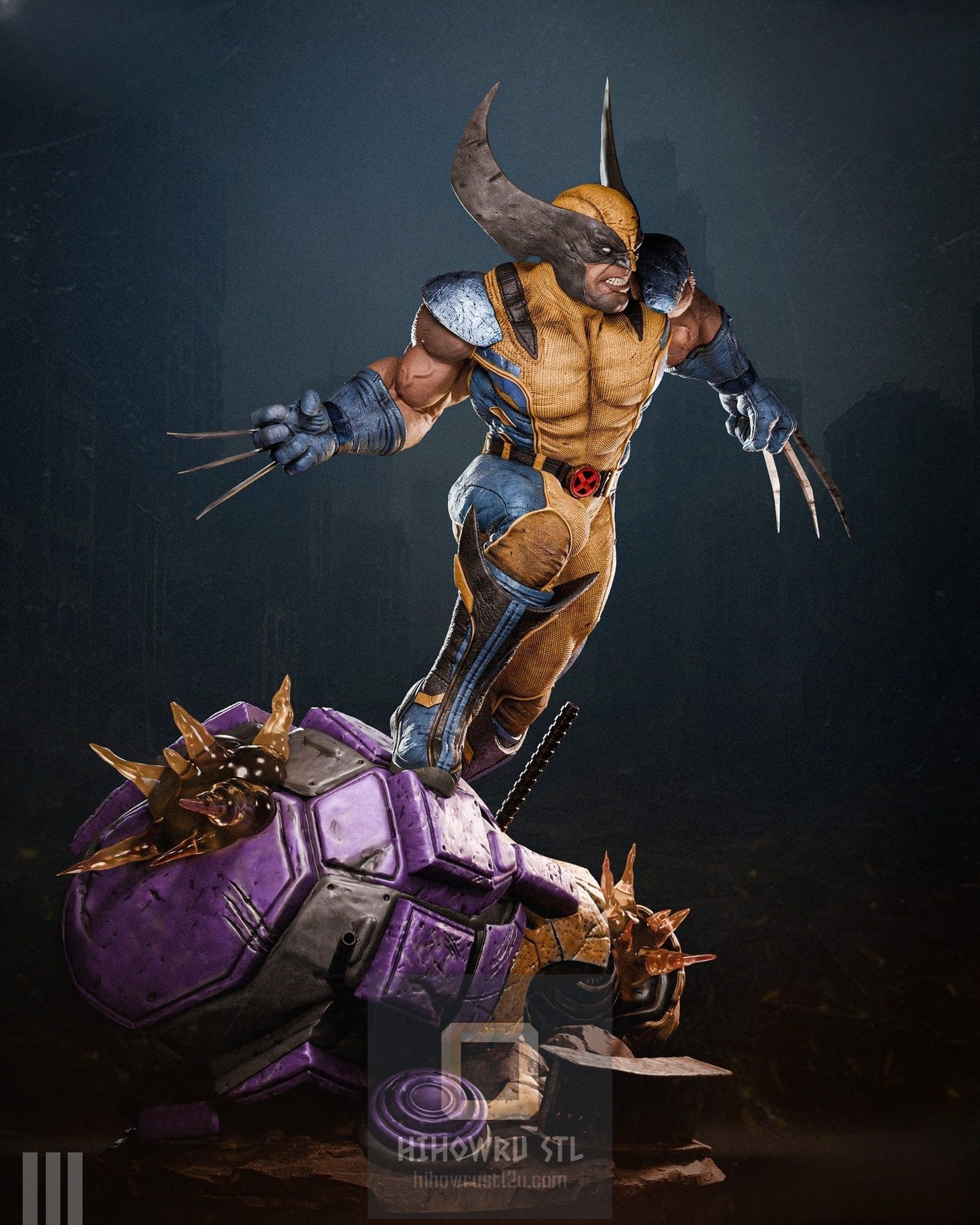 4403 WOLVERINE - X-MEN - STL 3D Print Files