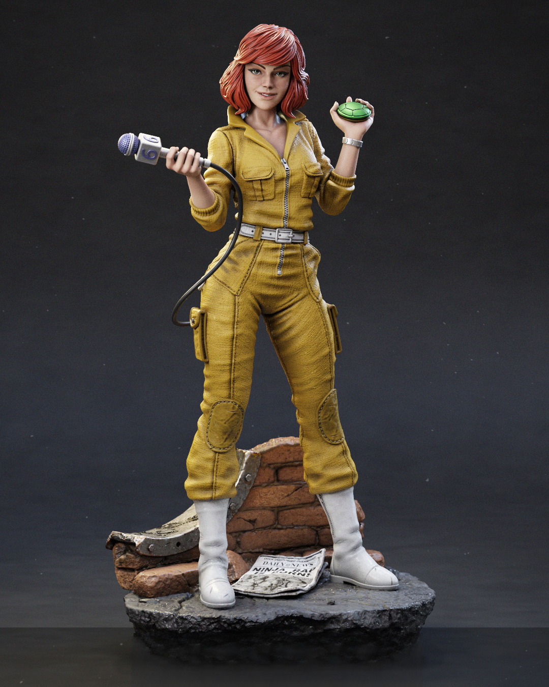 1699 April O'Neil - TMNT - STL 3D Print Files