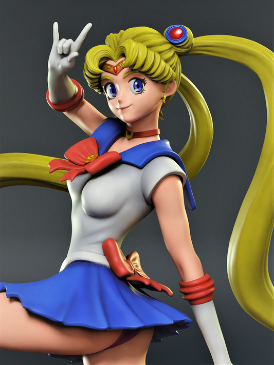 1938 Sailor Moon - Usagi Tsukino - STL 3D Print Files