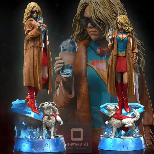 4812 Supergirl - DC Comics - STL 3D Print Files
