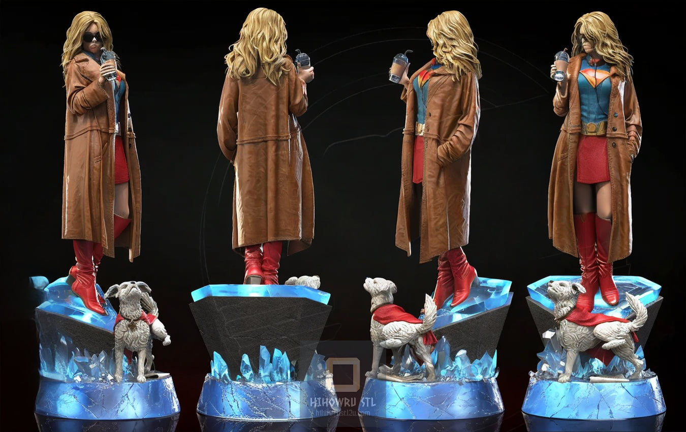 4812 Supergirl - DC Comics - STL 3D Print Files