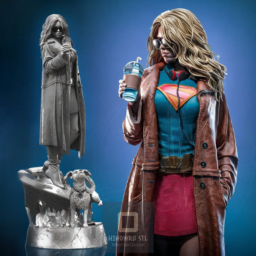4812 Supergirl - DC Comics - STL 3D Print Files