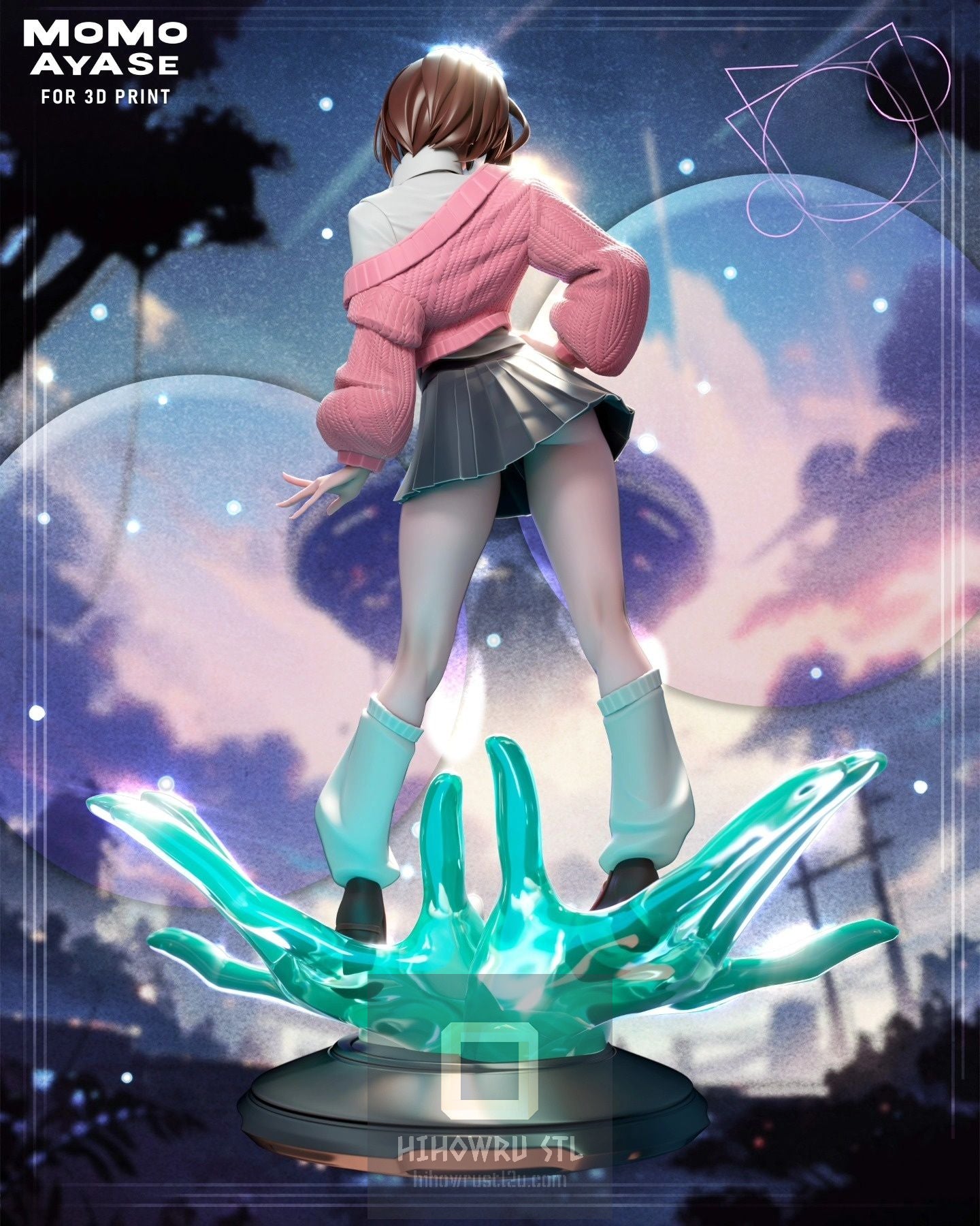 4506 Momo Ayase - Dandadan - STL 3D Print Files