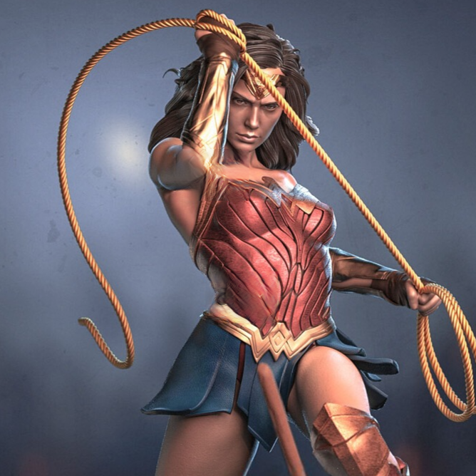 1795 Wonder Woman - DC Comics - STL 3D Print Files