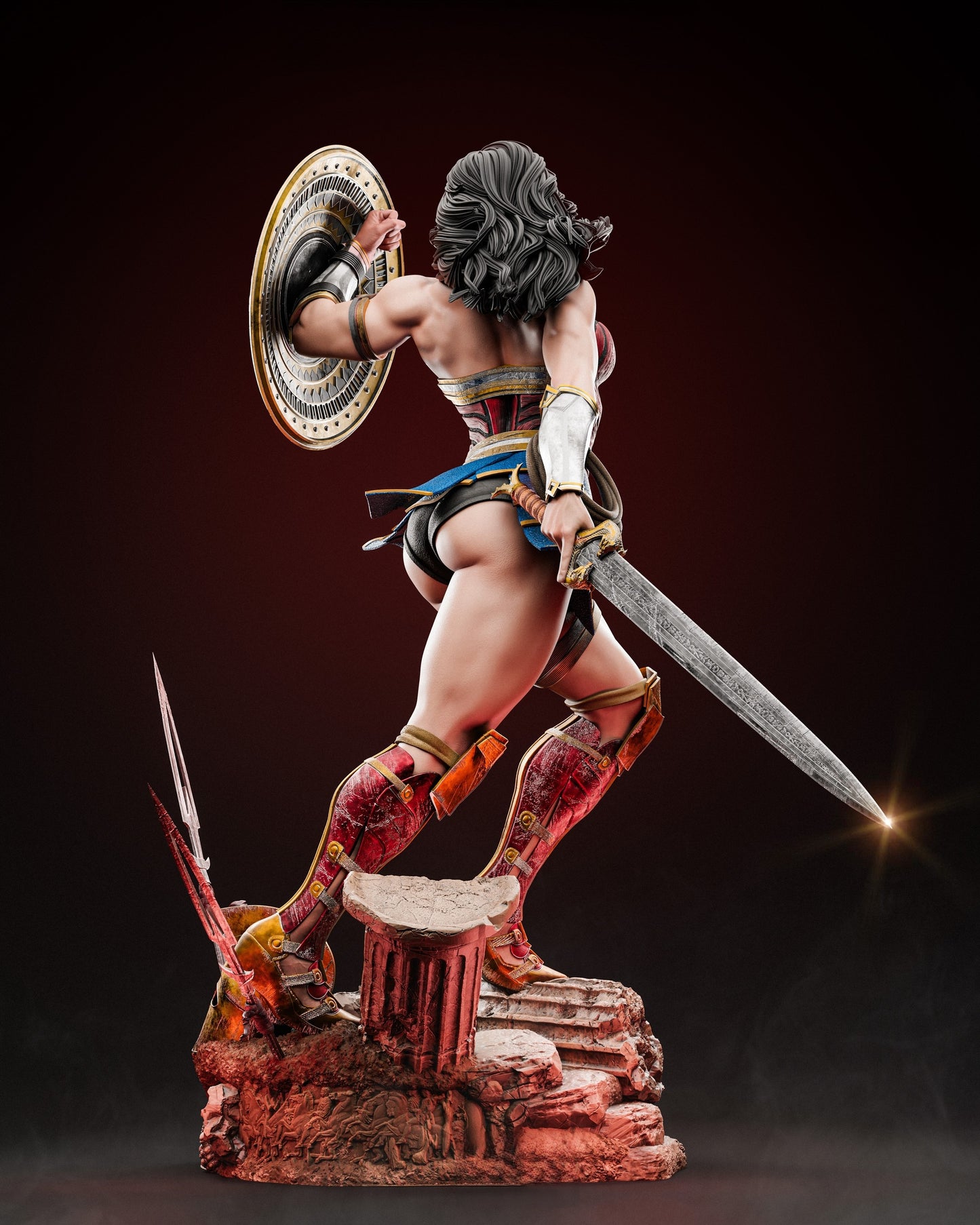 1798 Wonder Woman - DC Comics - STL 3D Print Files